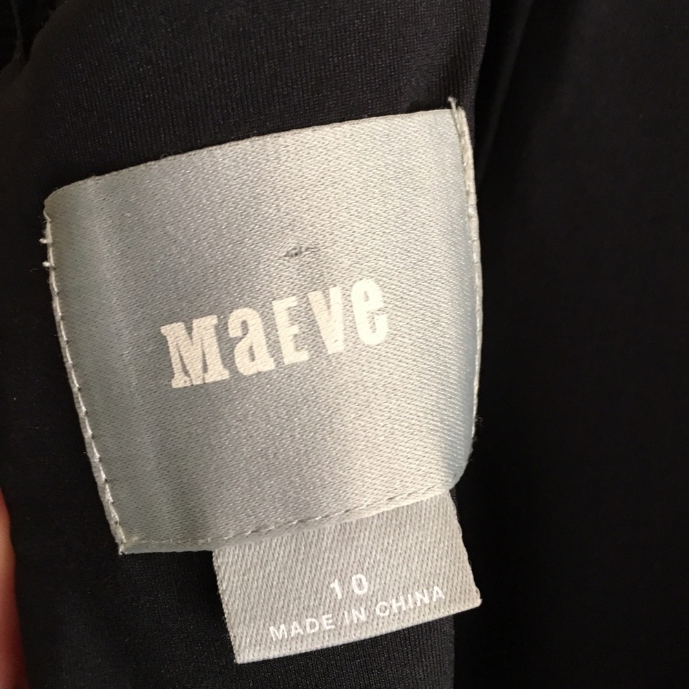 Anthropologie Maeve NightShade Little Black Dress - Picture 7 of 7